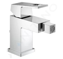 Grohe Eurocube - Bidetová baterie s výpustí, chrom 23138000