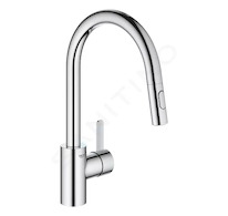 Grohe Eurosmart Cosmopolitan - Dřezová baterie s výsuvnou sprškou, chrom 31481001