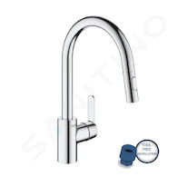 Grohe Get - Dřezová baterie s výsuvnou sprškou, chrom 31484001