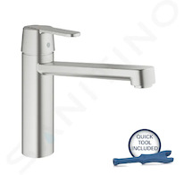 Grohe Get - Dřezová baterie, supersteel 30196DC0