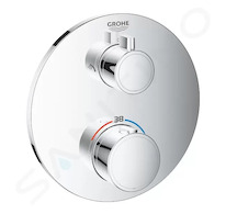 Grohe Grohtherm - Termostatická sprchová baterie pro 2 spotřebiče, chrom 24076000