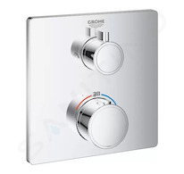 Grohe Grohtherm - Termostatická sprchová baterie pro 2 spotřebiče, chrom 24079000