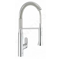 Grohe K7 - Dřezová baterie s flexibilním ramenem, chrom 31379000