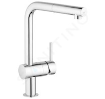 Grohe Minta - Dřezová baterie s výsuvnou koncovkou, chrom 32168000