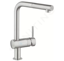 Grohe Minta - Dřezová baterie s výsuvnou koncovkou, supersteel 32168DC0