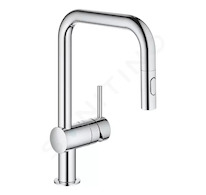 Grohe Minta - Dřezová baterie s výsuvnou sprškou, chrom 32322002