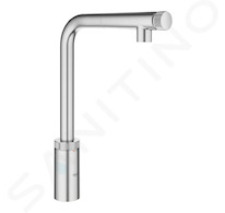 Grohe Minta SmartControl - Dřezová baterie s výsuvnou koncovkou, SmartControl, supersteel 31613DC0