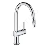 Grohe MintaTouch - Elektronická dřezová baterie s výsuvnou sprškou, chrom 31358002