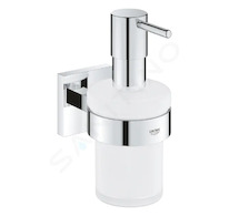 Grohe QuickFix Start Cube - Dávkovač mýdla s držákem, sklo/chrom 41098000