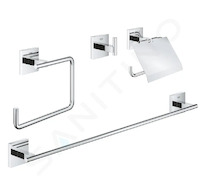 Grohe QuickFix Start Cube - Set koupelnových doplňků 4 v 1, chrom 41115000