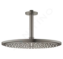 Grohe Rainshower Cosmopolitan - Hlavová sprcha 310, sprchové rameno 14 cm, 1 proud, kartáčovaný tmavý grafit 26067AL0