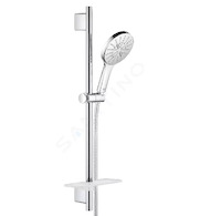 Grohe Rainshower SmartActive - Sada sprchové hlavice 130 6,8 l/min, 3 proudy, tyče 60 cm a hadice, chrom 26547000