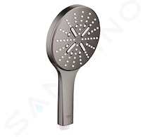 Grohe Rainshower SmartActive - Sprchová hlavice 130 9,5 l/min, 3 proudy, Hard Graphite 26574A00