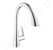 Grohe Zedra - Dřezová baterie s výsuvnou sprškou, chrom 32294002