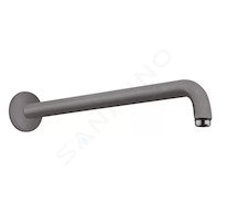 Hansgrohe Aktiva - Sprchové rameno 39 cm, kartáčovaný černý chrom 27413340