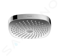 Hansgrohe Croma Select E - Hlavová sprcha, 18 cm, 2 proudy, bílá/chrom 26524400