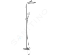 Hansgrohe Crometta - Termostatická vanová baterie Showerpipe S 240, chrom 27320000