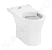 Hansgrohe EluPura S Original - WC kombi mísa, zadní odpad, Rimless, bílá 60265450