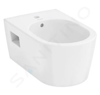 Hansgrohe EluPura S Original - Závěsný bidet, otvor pro baterii, HygieneEffect, bílá 62045450