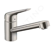 Hansgrohe Focus M42 - Dřezová baterie M421-H100, vzhled nerezu 71808800