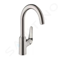 Hansgrohe Focus M42 - Dřezová baterie M421-H220, vzhled nerezu 71802800