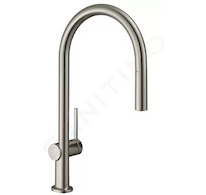 Hansgrohe M54 - Dřezová baterie Talis s výsuvnou koncovkou, sBox, vzhled nerezu 72803800