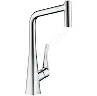 Hansgrohe M71 - Dřezová baterie M7116-H320 s výsuvnou sprškou, sBOX, chrom 73801000