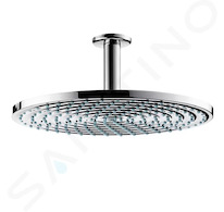 Hansgrohe Raindance - Hlavová sprcha 300, 1 proud, EcoSmart, přívod od stropu 10 cm, chrom 26600000