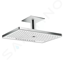 Hansgrohe Rainmaker Select - Hlavová sprcha 460, 3 proudy, sprchové rameno 10 cm, bílá/chrom 24006400