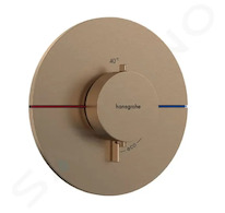 Hansgrohe ShowerSelect Comfort - Termostatická baterie pod omítku, kartáčovaný bronz 15559140