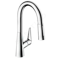 Hansgrohe Talis M51 - Dřezová baterie M5116-H160 s výsuvnou sprškou, sBOX, chrom 73850000