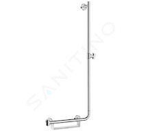 Hansgrohe Unica - Sprchová tyč 110 cm, pravá, bílá/chrom 26404400