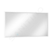 Hansgrohe Xarita E - Zrcadlo s LED osvětlením a vyhříváním, 140x70 cm, IR senzor, matná bílá 54993700