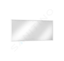 Hansgrohe Xarita E - Zrcadlo s LED osvětlením a vyhříváním, 160x70 cm, dotykový senzor, matná bílá 54983700