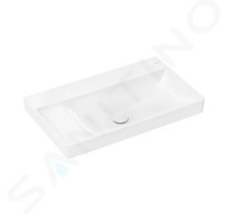 Hansgrohe Xelu Q - Umyvadlo 80x48 cm, bez přepadu, bez otvoru pro baterii, SmartClean, bílá 61032450