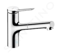 Hansgrohe Zesis M33 - Dřezová baterie 150, s výsuvnou sprškou, sBox lite, chrom 74803000