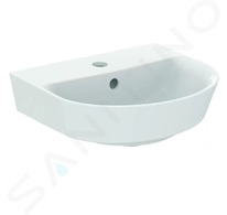 Ideal Standard Connect Air - Umývátko 40x35 cm, s přepadem, otvor pro baterii, bílá E070101