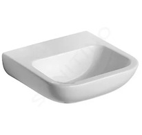 Ideal Standard Contour 21 - Umývátko 40x37 cm, bez otvoru pro baterii, bez přepadu, bílá S240701