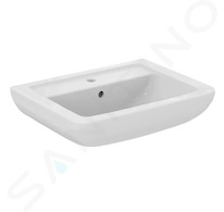 Ideal Standard Eurovit - Umyvadlo 60x46x19 cm, s přepadem, 1 otvor pro baterii, bílá V302701