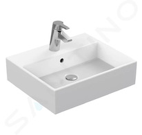 Ideal Standard Strada - Umyvadlo 50x42x15 cm, s přepadem, otvor pro baterii, bílá K077701