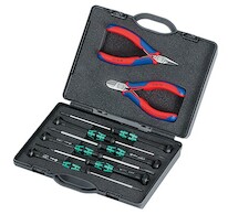 KNIPEX Sada kleští a šroubováků 002018