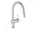 Grohe Minta - Dřezová baterie s výsuvnou sprškou, supersteel 32321DC2