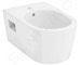 Hansgrohe EluPura S Original - Závěsný bidet, otvor pro baterii, HygieneEffect, bílá 62045450