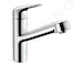 Hansgrohe Focus M42 - Dřezová baterie M427-H150 s výsuvnou sprškou, chrom 71814000