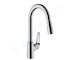 Hansgrohe Focus M42 - Dřezová baterie M429-H220 s výsuvnou sprškou, chrom 71800000