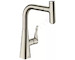 Hansgrohe M71 - Dřezová baterie M7115-H240 s výsuvnou sprškou, sBOX, vzhled nerezu 73802800