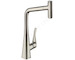 Hansgrohe M71 - Dřezová baterie M7115-H320 s výsuvnou sprškou, sBOX, vzhled nerezu 73803800