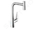 Hansgrohe Talis Select M51 - Dřezová baterie M5115-H300 s výsuvnou sprškou, sBOX, chrom 73853000