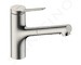 Hansgrohe Zesis M33 - Dřezová baterie s výsuvnou sprškou, vzhled nerezu 74820800